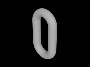 Lego Compatible (30104k02.dat) Minifig Chain Link for Chain 6L and 17L