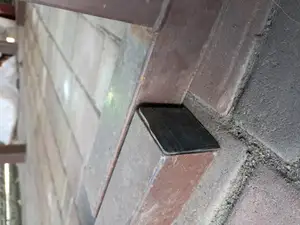 Inner plastic plug for square profile pipe