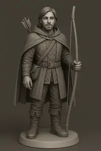 Figurine: Human LongBow Ranger