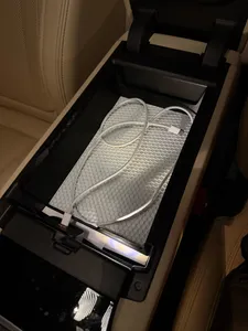 BMW i4 central console organizer