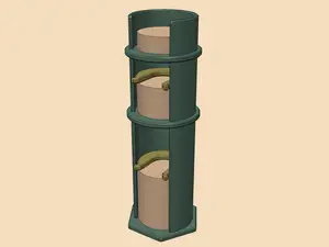 Stackable Coffee Filter Holder for Round Filters (AeroPress, Moka Pot, etc.)
