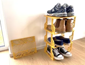 Folding Shoe Rack or Shelf - Print-in-Place