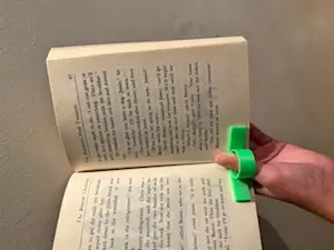 One Handed Book Holder - Fast Print, Strong, Support Free Reading Aid.