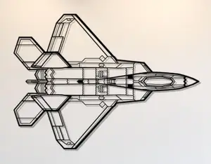 F-22 Raptor Top Wall Art