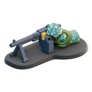 Down Range - LPM medium machine gunner