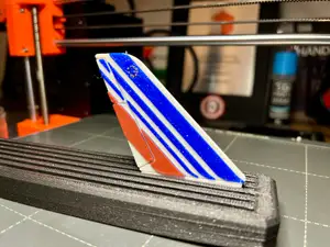 Air France - Airplane Tail coaster, keychain