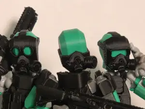 Removable Gas Masks For Dummy 13 (PMK-4)