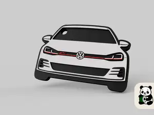 Car Keychain - Volkswagen Golf 7 GTI