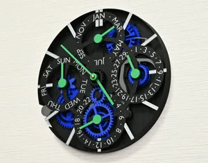 Quartz-movement Based Perpetual Calendar Clock