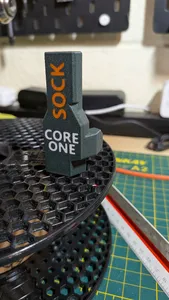 Core One (-w- Sock) Nozzle Replacement Tool with Flat Lettering for MMU