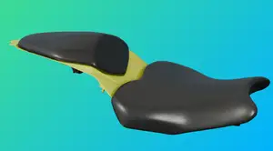 Kawasaki ZX-4R Seat Trim 3D scan COVER-TAIL,CNT 36042-0012
