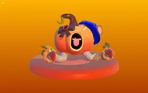 Pumpkin Nori from murder drones, midnight mischef edition