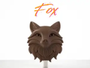 Fox Head – Ready-to-Hang Wall Sculpture