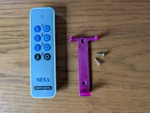 Wall holder for Nexa remote control PBT-707