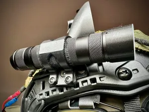 Rotating Helmet 25mm Flashlight Mount with ARC Rail