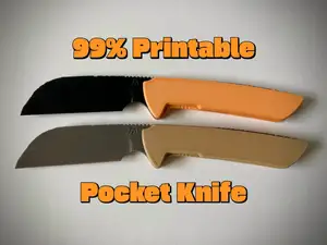 99% 3D Printed Pocket Knife Toy