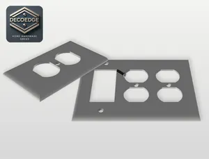 DecoEdge: Outlet Wall Plates – Single, Double, and Triple Gang Covers
