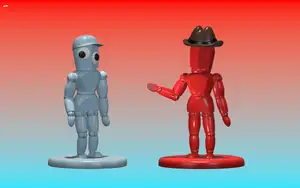 Ming and disappearing guy from the amazing digital circus