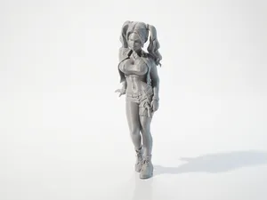 Harley Quinn Figurine DC Comics 3D Printable