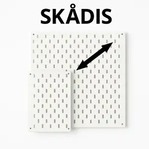 Skadis Pegboard, all sizes 80 to 360mm