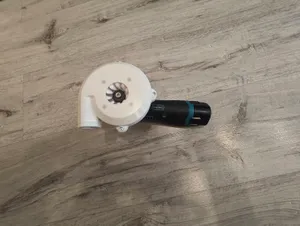 Air pump from small angle grinder