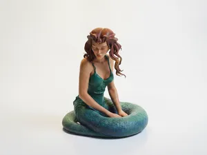 Snake Girl Figurine Fantasy Character 3D Printable