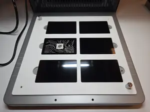 Business cards plate for xTool F2 Ultra