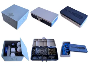 boxee.scad: parametric storage box with lid