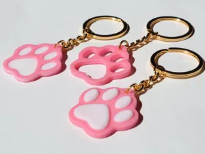 Animal Paw Keychain