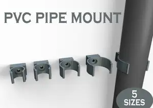 PVC pipe - broom - etc - wall mount