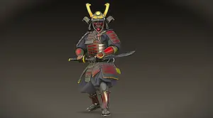 Oni Samurai Armor – Crimson Duelist