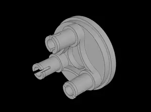 Lego Compatible (46434.dat) Technic Steering Wheel Bearing with Planetary Gear Reduction Wheel Hub