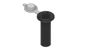 Fishing Rod Holder Flushmount with gasket and cap