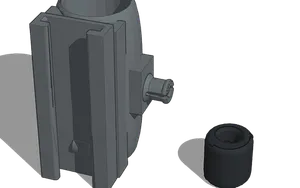Nerf scope tatical (WITH A MOVING ADJUSTMENT but does not adjust it)