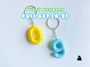 Puffer Numbers | Full 0-9 Set