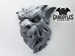 Stone Gargoyle Face - Wall Mount