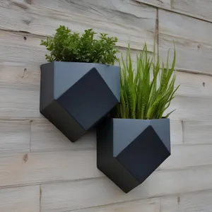 Modern Wall Hanging Low Poly Planter