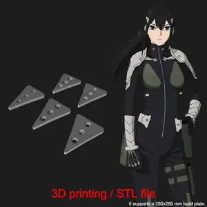 Anime Kaiju No. 8 Mina Ashiro Hairpins Cosplay