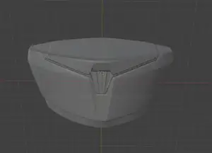 HJC C10 motorcycle helmet chin bar 3D scan