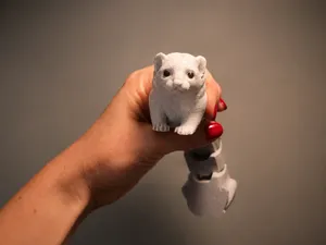 Big ferret articulated flexi fidget toy