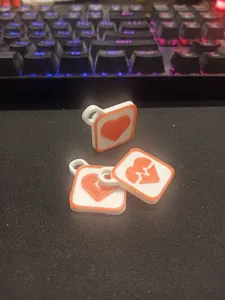 Keychain love collection (8 pieces)