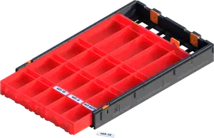 GEN2 270-2W-05H Decor Parts Drawer V2 - 20 Slot