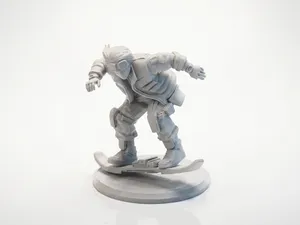 Marty McFly Hoverboard Figurine Movie 3D Printable