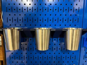 A cup holder to keep your tools organized for the DDD Printable Wall Control system
