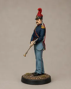 US Historischer Soldat mit Pfiffhorn/US Historic Soldier with Pfiffhorn