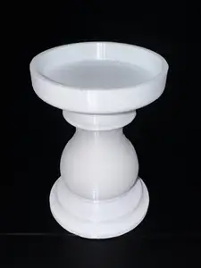 Tall 3-Inch Pillar Candleholder for Electric Candles