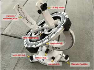 Solar Motion, Position & Time Measurement Instrument - Northern Hemisphere