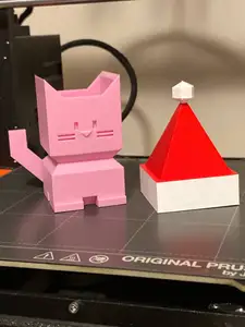 A Santa Hat for Cali Cat