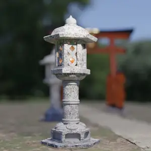 Japanese Stone Lantern Miniature STL Shrine Diorama Traditional