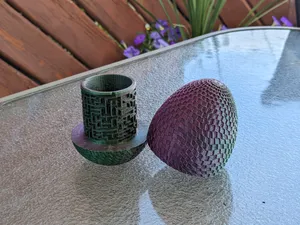 Egg Maze Container - Snake Skin